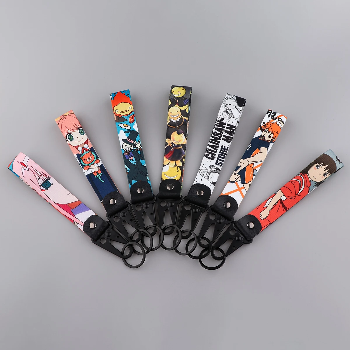 

ER1948 Family Keychain Eagle Beak Japanese Anime Lanyard For Phone Rope Badge Holder USB Car Keys Fashion Lanyard