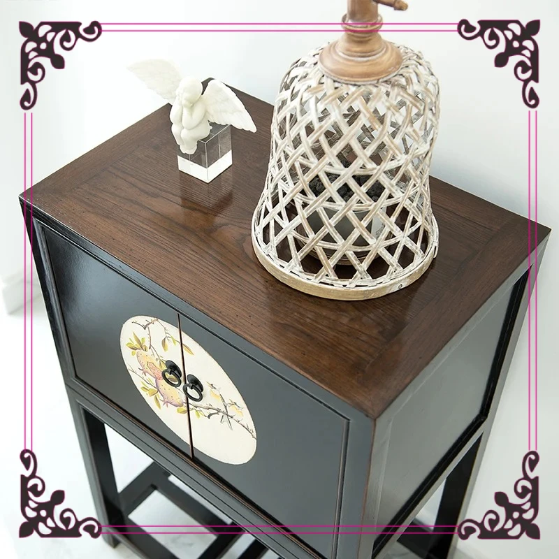 جديد النمط الصيني Mijia تأثيث المنزل الطعام خزانة جانبية خزانة الشاي حامل زهور خزانة