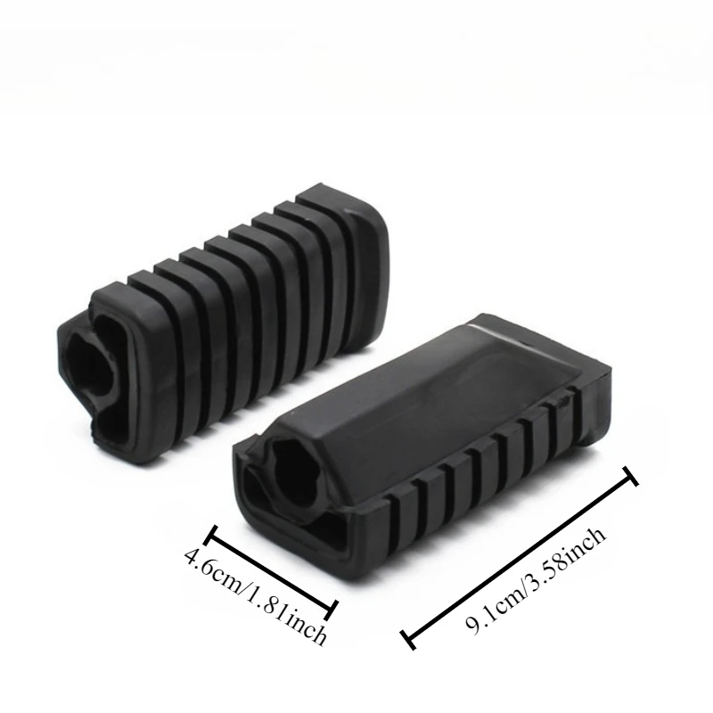 2pcs/set Motorbike Foot Peg Rubber Nonslip Footrest Pedal Foot Peg Cover Set  for Honda WY125  Motorcycle Accessories