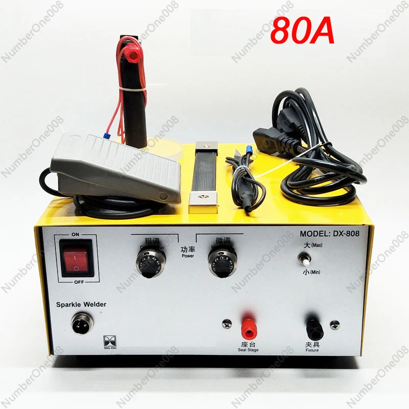 80A 30A spot welding hand held pulse spot welder gold welding machine silver jewelry processing tools