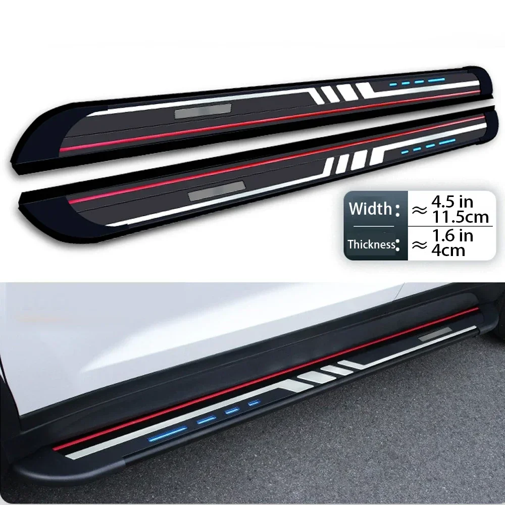 

New! 2pcs fit for Hyundai Venue 2019-2024 Side Step Running Board Aluminium Pedal (with Brackets)