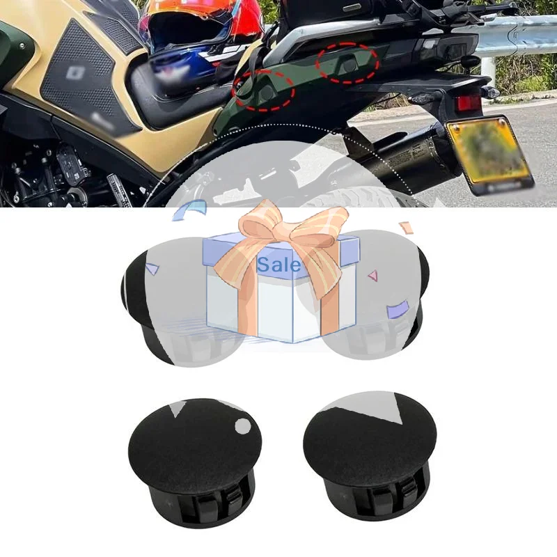 4PCS Rear Frame Mount Hole Dust Cover Plugs Suitable for Outdoor Motorcycle Riding Side Bracket Protection