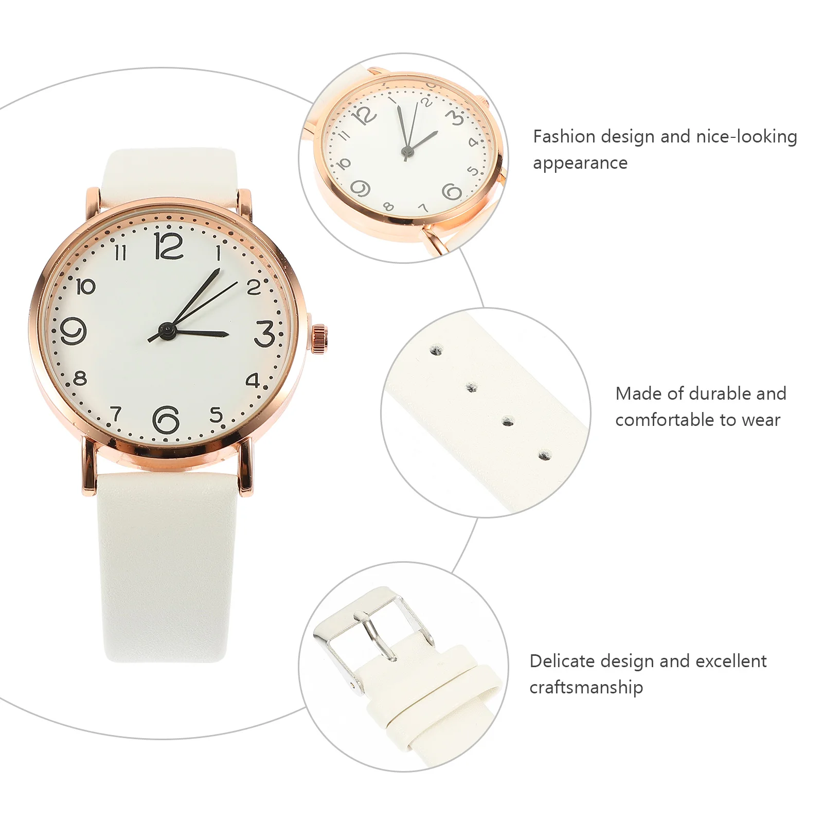 

Fashion Wrist For Women Elegant Strap Decorative Ladies Watch Alloy Female Watch Birthday Gift Party Festival Gift