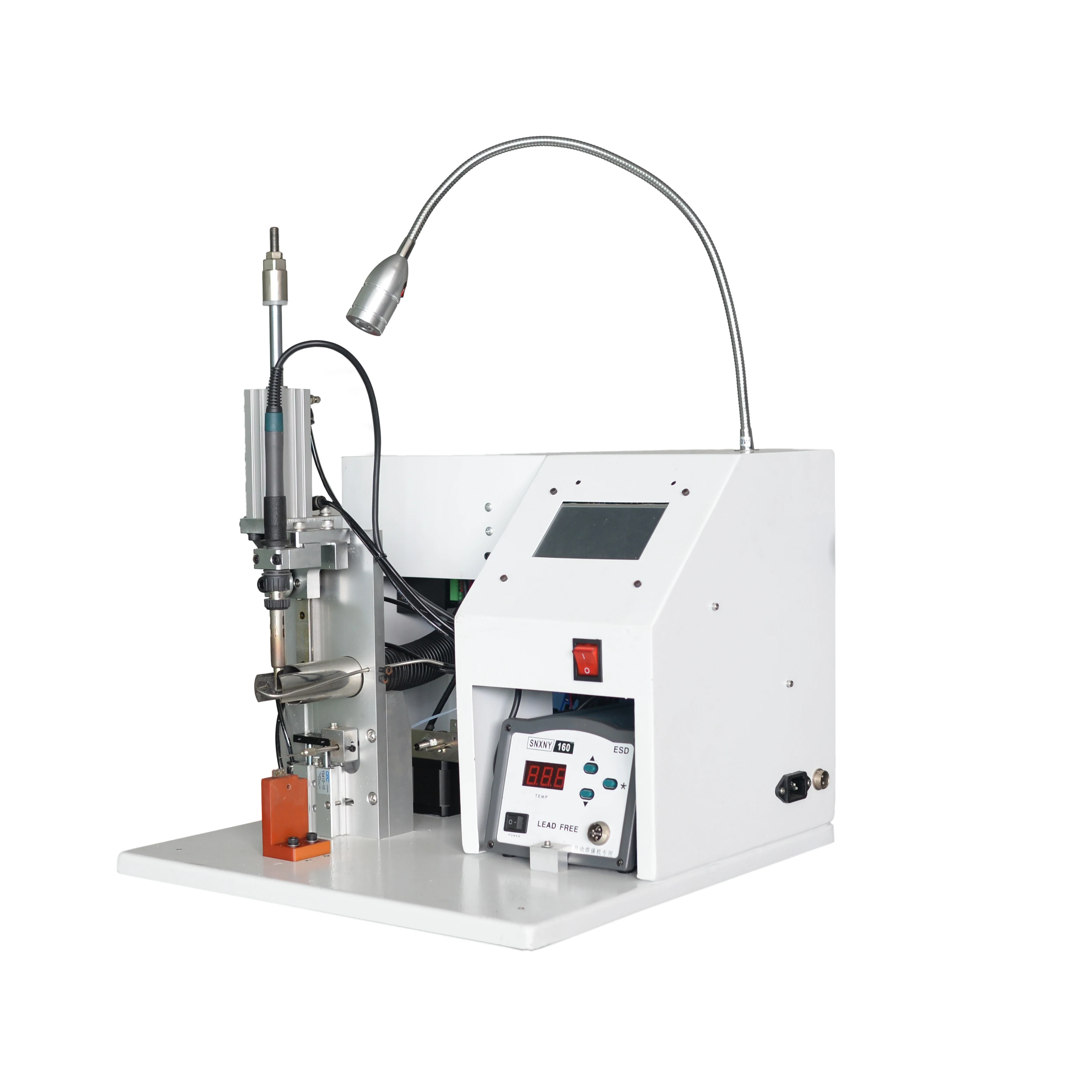 Cost-effective Semi Automatic USB a Micro Lighting Type C Data Cable Connector Soldering Tinning Machine
