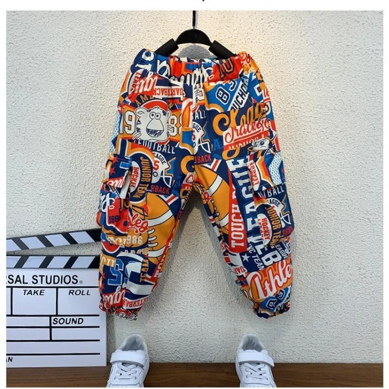 Boys Spring and Autumn Set Fashion 2024 Children\'s Clothing Suit Baby Clothing Fashionable Casual Jacket Pant Two Piece Set