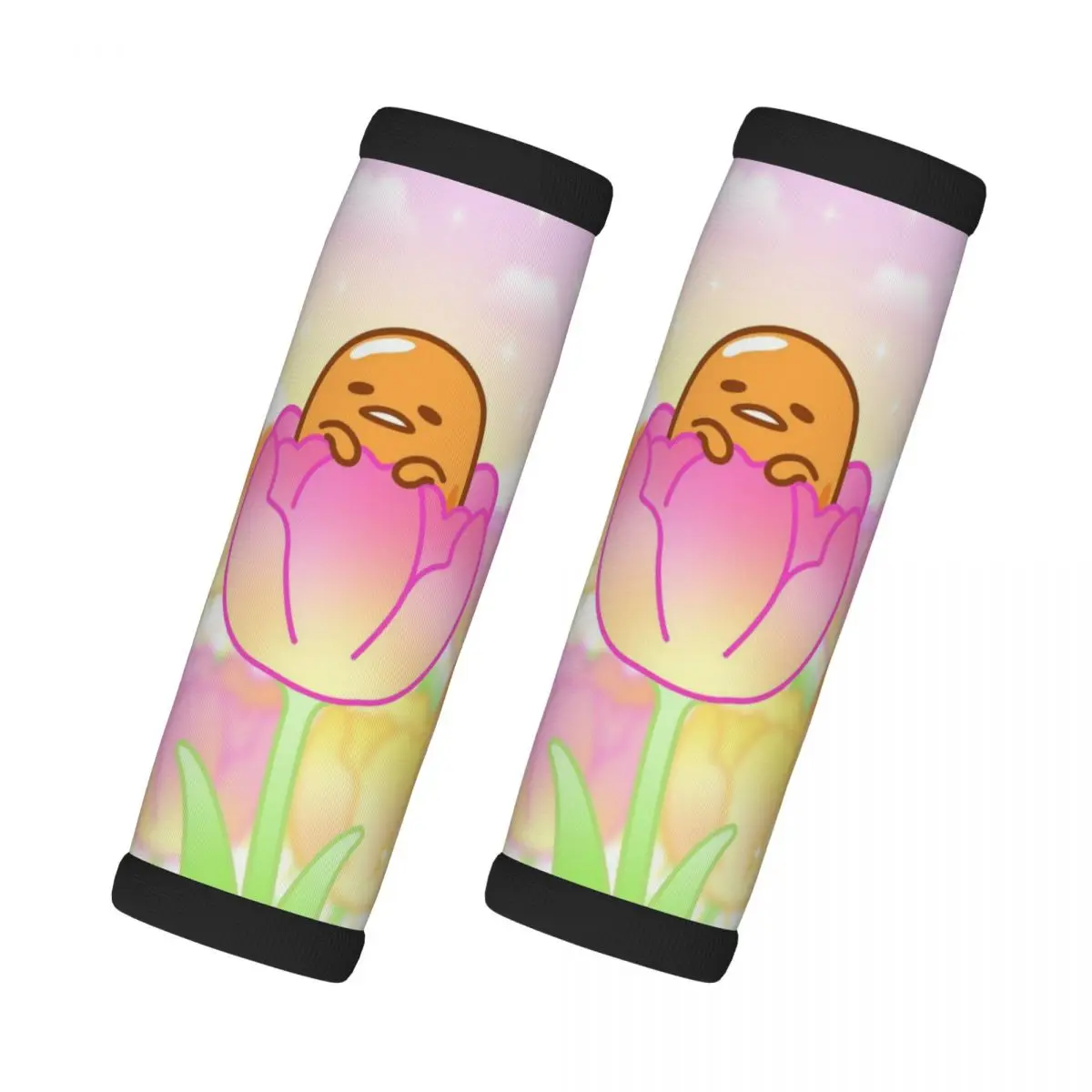 

Пользовательские аниме Gudetama мультфильм 2 шт. ручка для багажа обертка мягкая ручка чехол для ручки удобный неопреновый идентификатор чемодана для путешествий