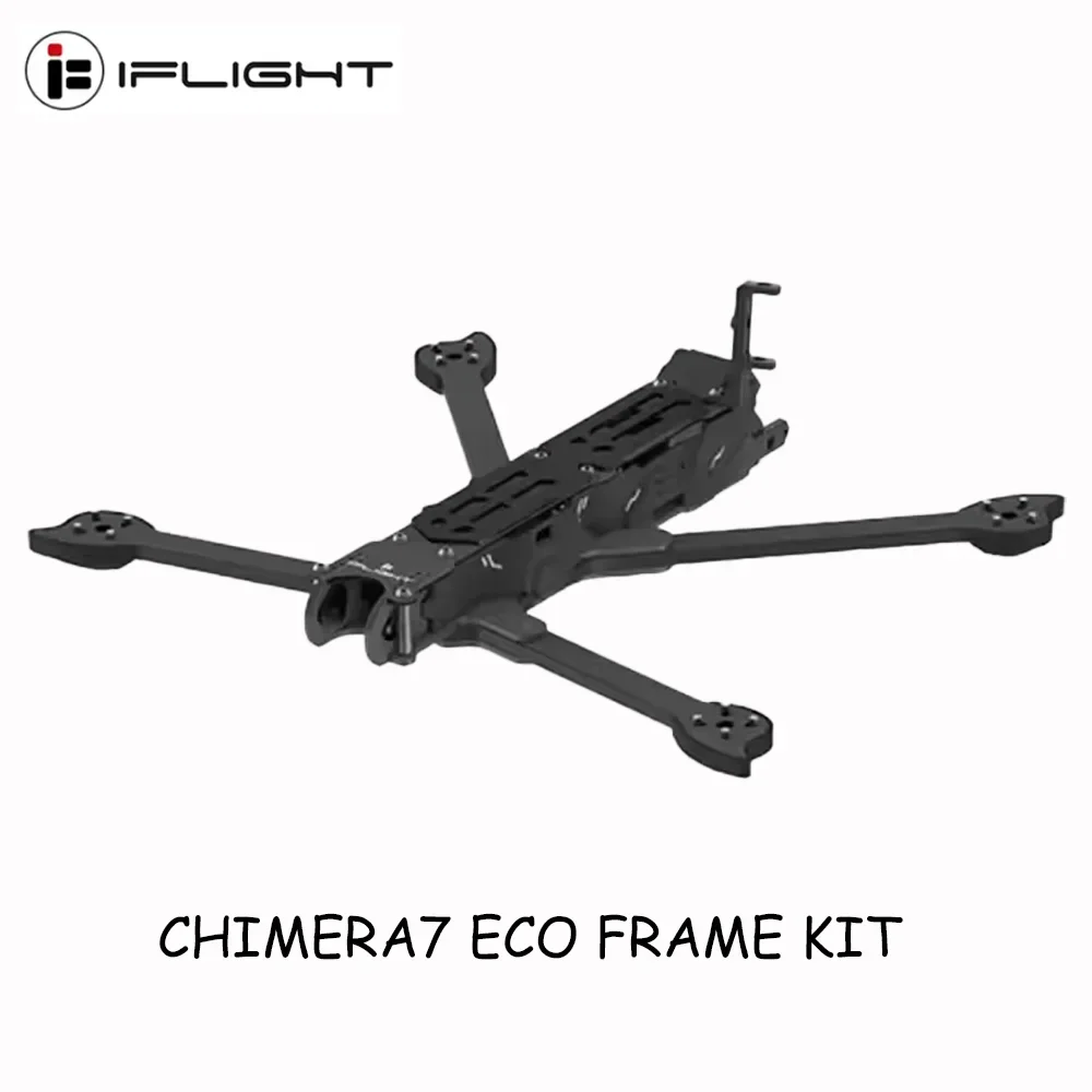 

Комплект рамы iFlight Chimera7 ECO с рычагом 6 мм для деталей FPV BLITZ ATF435 Stack (E55S 4-IN-1 ESC) Контроллер полета XING-E 2809 RC