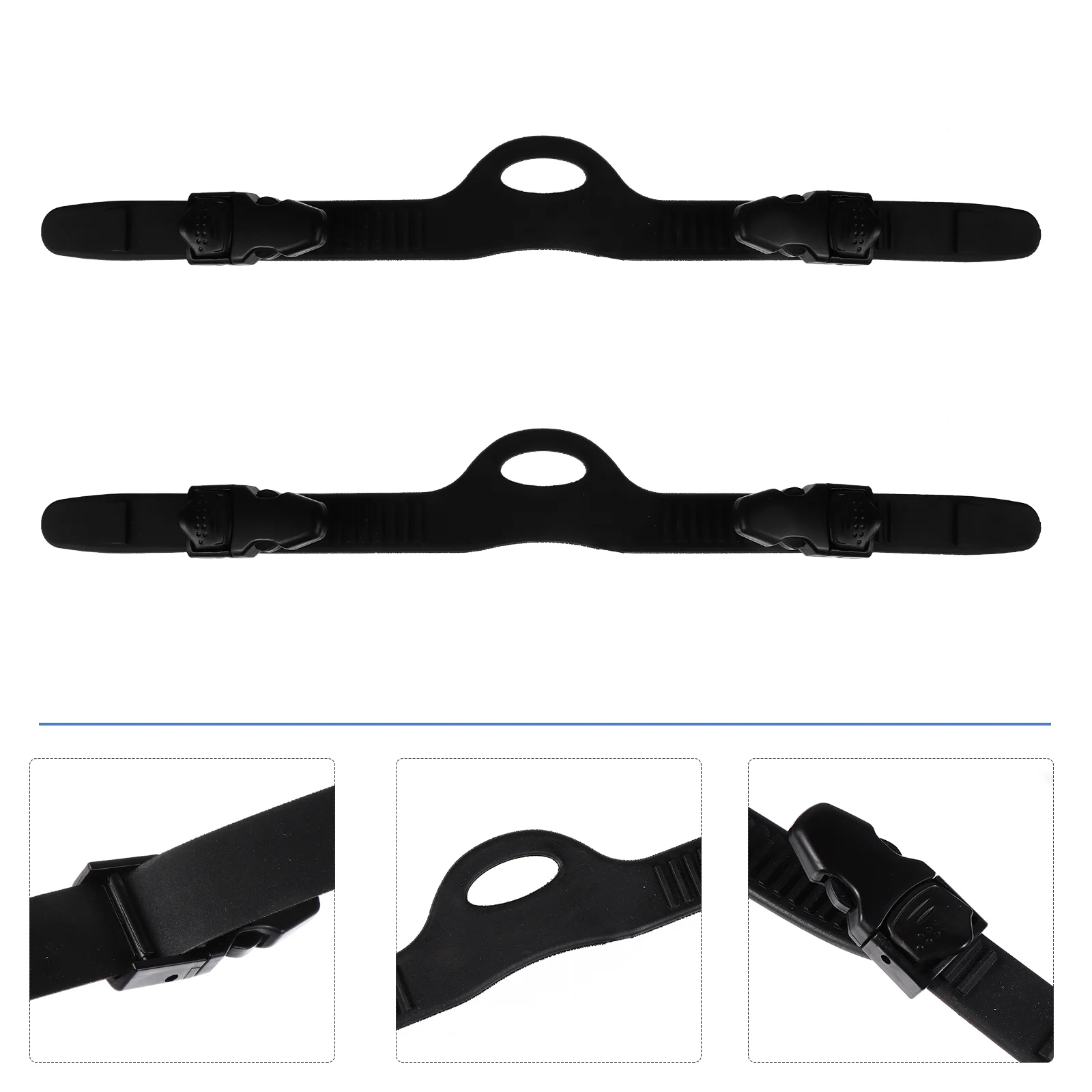 

2 Pcs Flipper Strap Spring Fin Straps Fins Belt for Diving Anti-skid Belts Non-slip Rubber