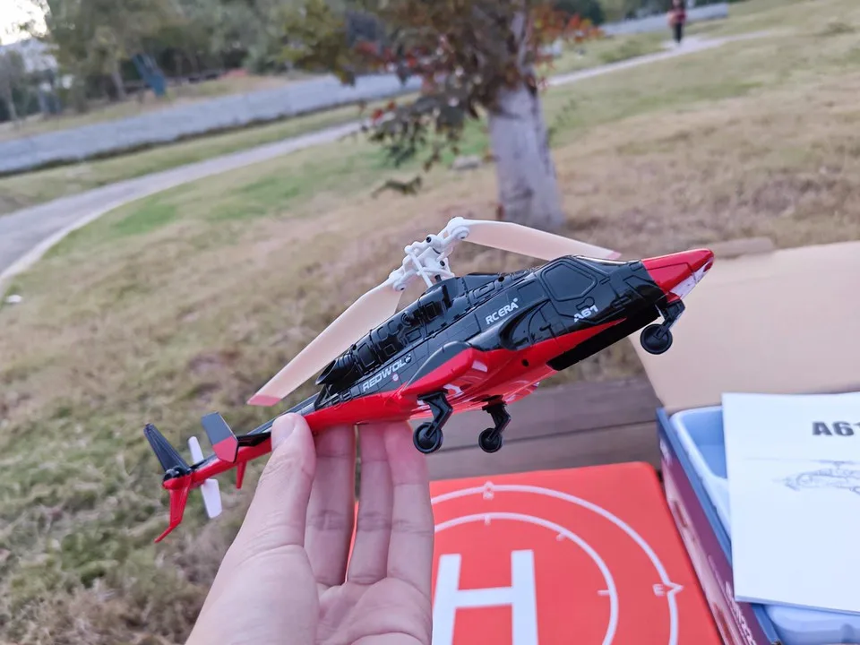 1: 52 RC ERA A61 نموذج طائرة هليكوبتر ضغط الهواء الارتفاع المستمر تحديد المواقع التدفق البصري التحكم عن بعد طائرة هدية #2