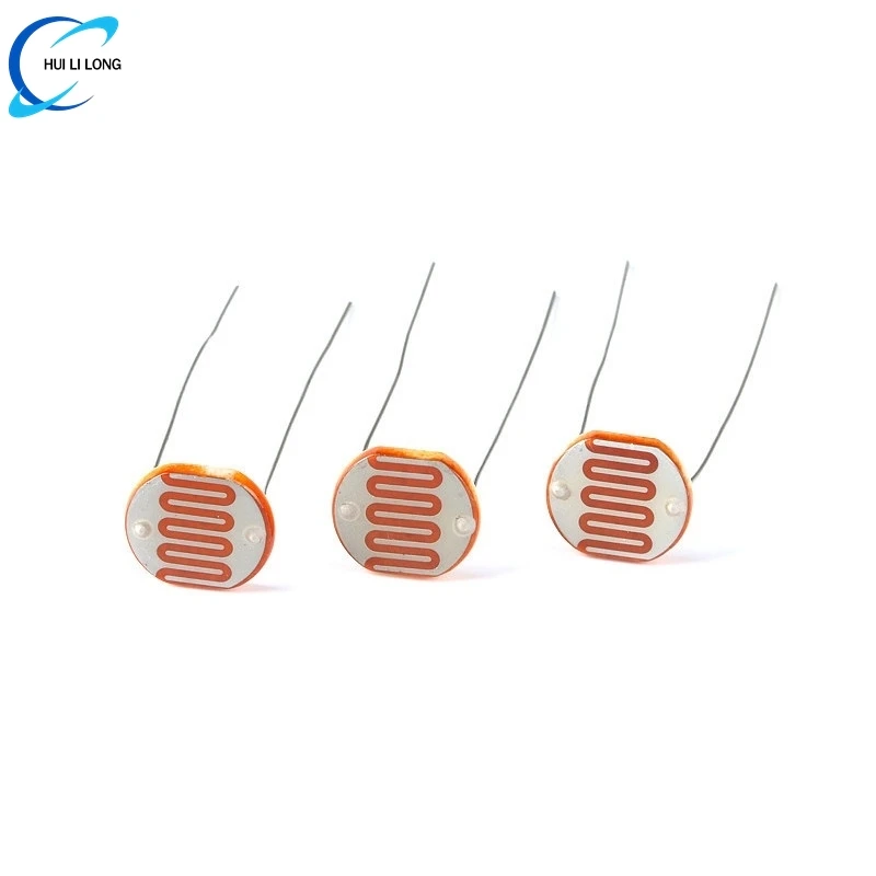 100 pcs 5516 Light Sensitive Resistor 5mm Photoresistor Photoelectric Switch Element Photo Detector Light Dependent LDR GL5516