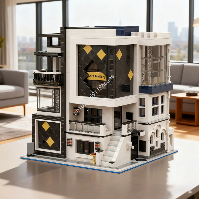 

3357pcs MOC Art Gallery Modular ohsojang Modulared Model Building Christmas gifts blocks Assemble toy DIY Education Brick Kids