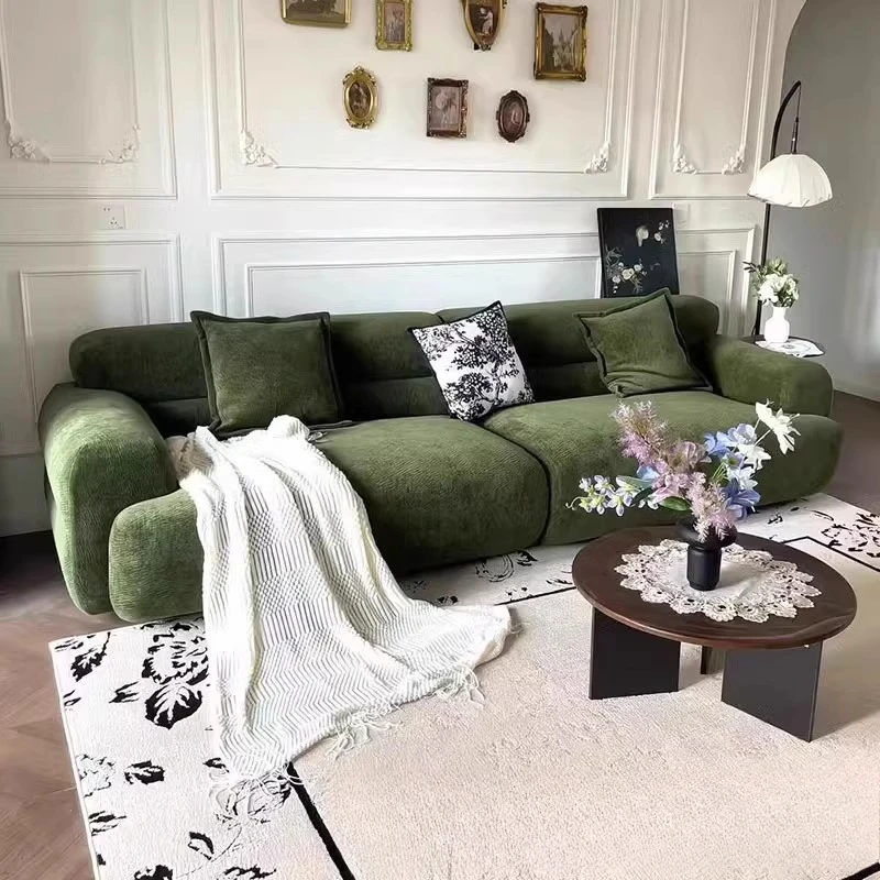 Canapé en tissu design, canapé à rangée droite