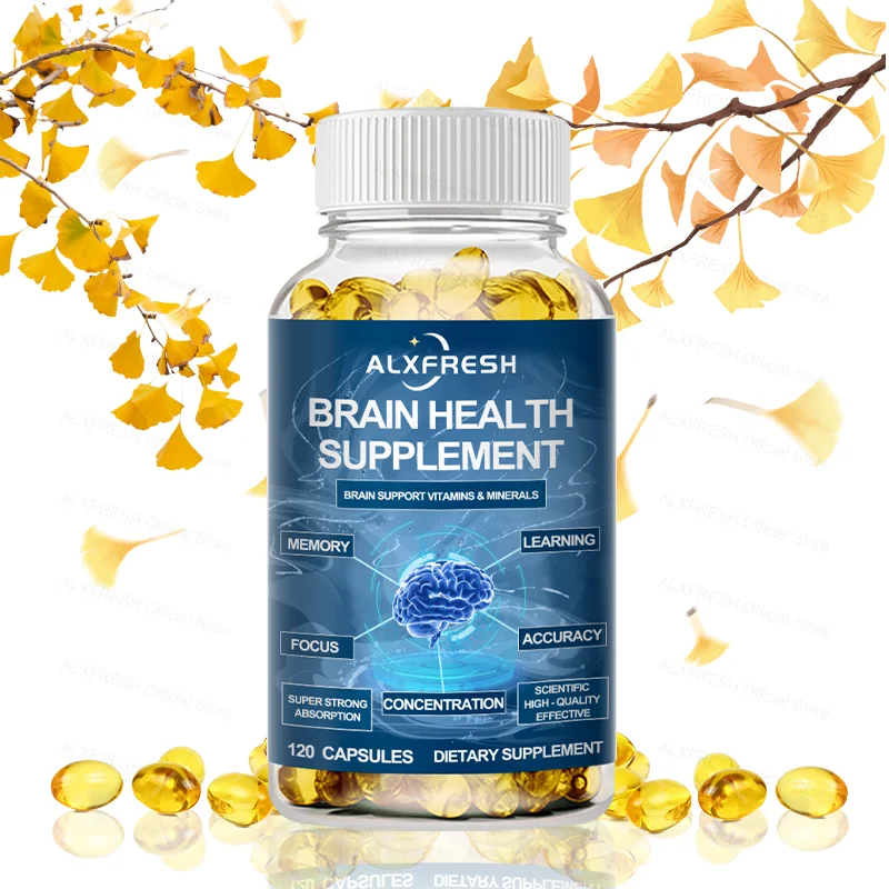 

Brain Health Capsules Supports Concentration and Memory Promotes Blood Circulation and Brain Cell Health N+1 Advanced Formula