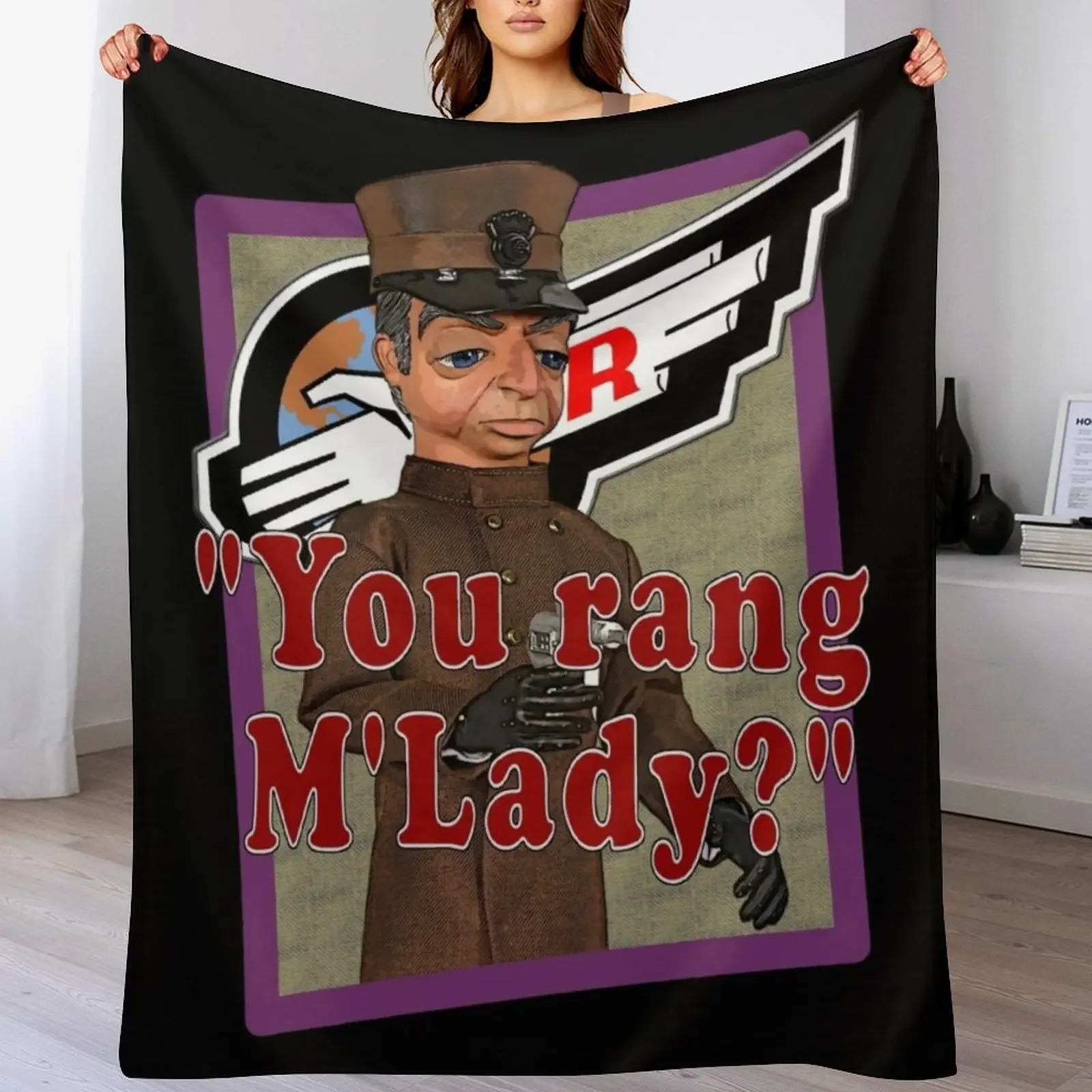 You rang M'Lady Throw Blanket Cozy Sofa Blanket for TV Watching Napping