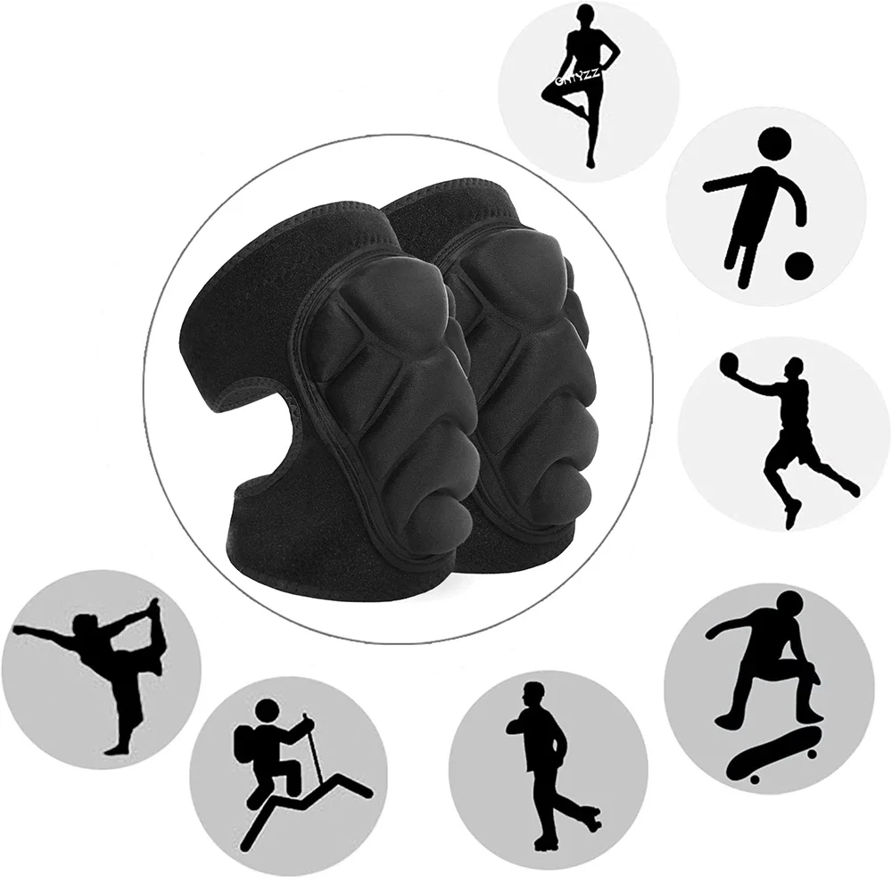 1 Paar Knie-Ellenbogenschützer, Stütze für Radfahren, Snowboard, Rollschuhlaufen, Skateboard, Extremsport, Schutzausrüstung, Knieschoner – Detail 13