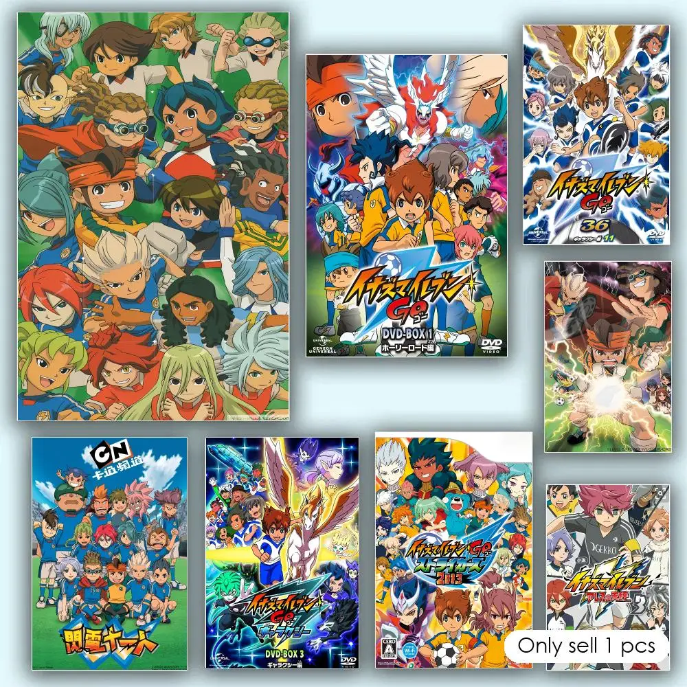 Anime Inazuma E-Eleven Poster Aesthetic HD PVC Wall Art - Waterproof Wear Resistant For Home Hotel Bar