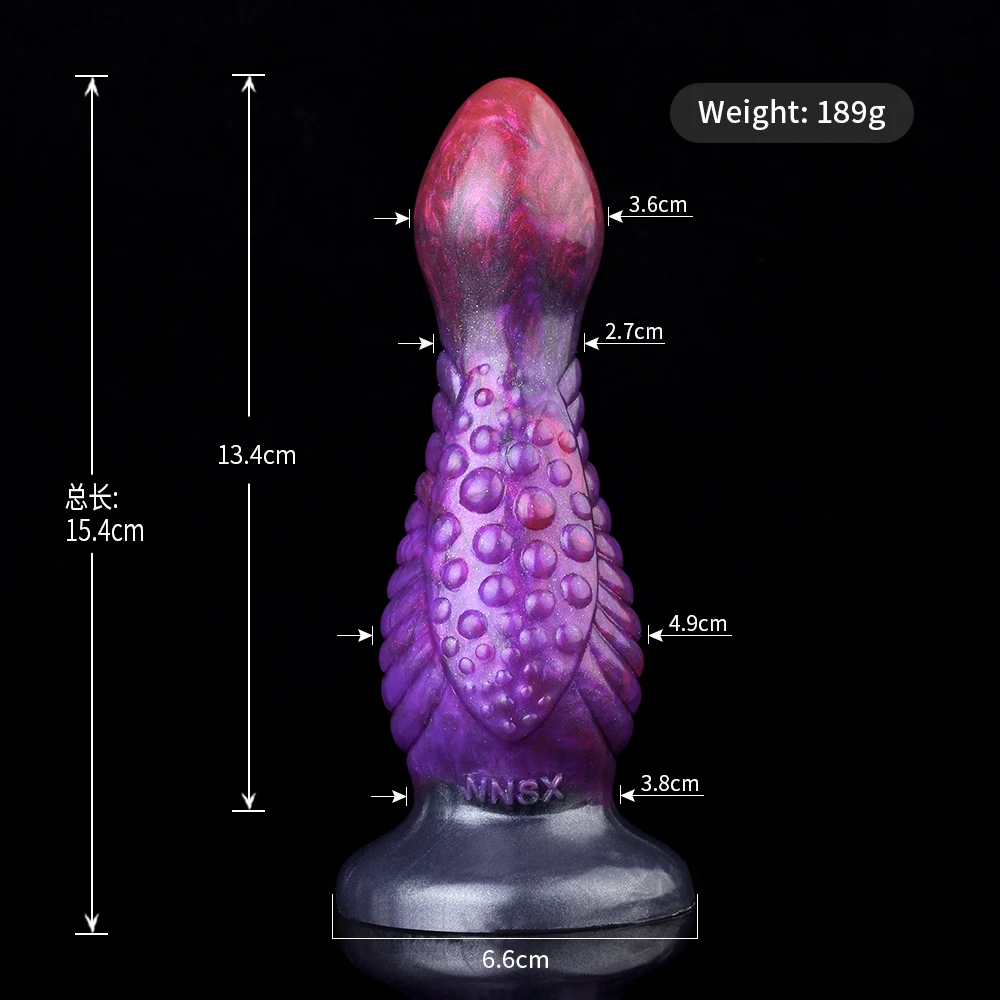 FAAK Silicone Anal Beads With Sucker Small Dildo Bumpy Stimulate Butt Plug For Beginners Multi Color Sex Toys For Women Men