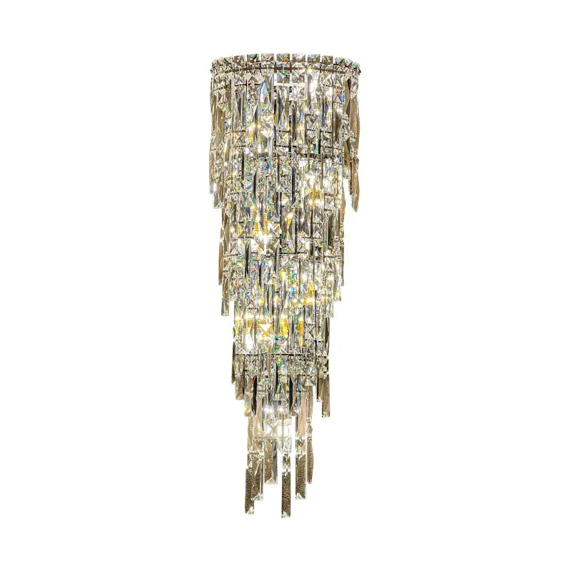 Classic crystal wall light 110v 220v 12v 24v Wall sconce glasses parts decorative vintage crystal wall lamp