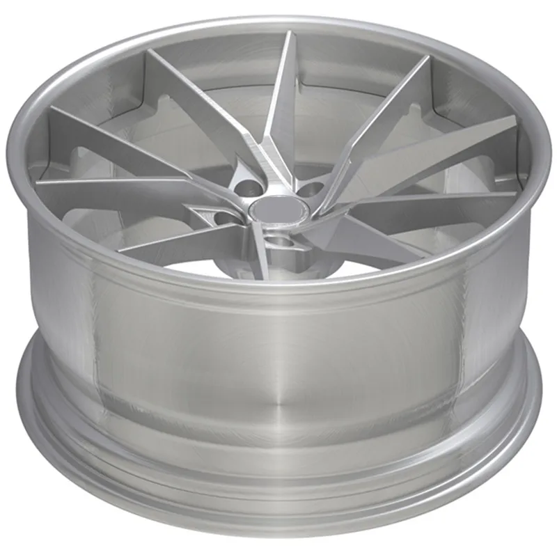 Unique alloy forged design silver finish passenger car wheels rims 17 18 inch 5 holes 114.3 for chevrolet cruze eco