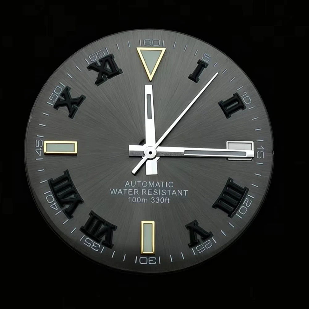 Personalized DIY High Quality NH35 29mm Dial Men's Watch Green Luminous Dial Suitable for NH35 Movement Watch Accessories