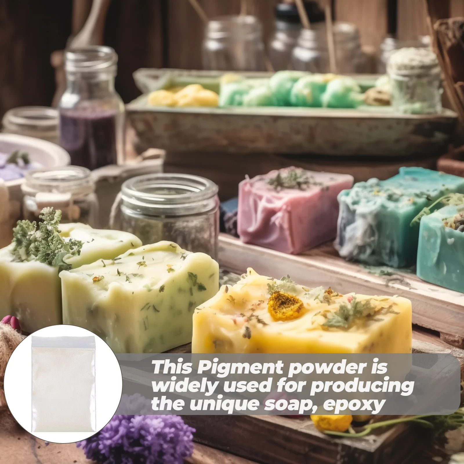 

1 Bag Colorful Chameleon Pigment Powder for DIY Soap Epoxy Nail Art Pearlescent Shimmer Craft Supply Pigment Powder