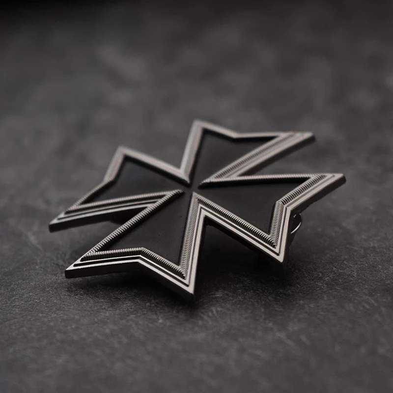 مالطا الصليب الأسود من شارة الطلب الحديدي شعار الصليب الكبير مع صندوق المجموعة