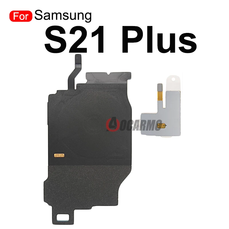 For Samsung Galaxy S21Plus S21+ Motherboard Cover Loudspeaker Wireless Charging Coil NFC Module Flex Cable With Metal Sheet