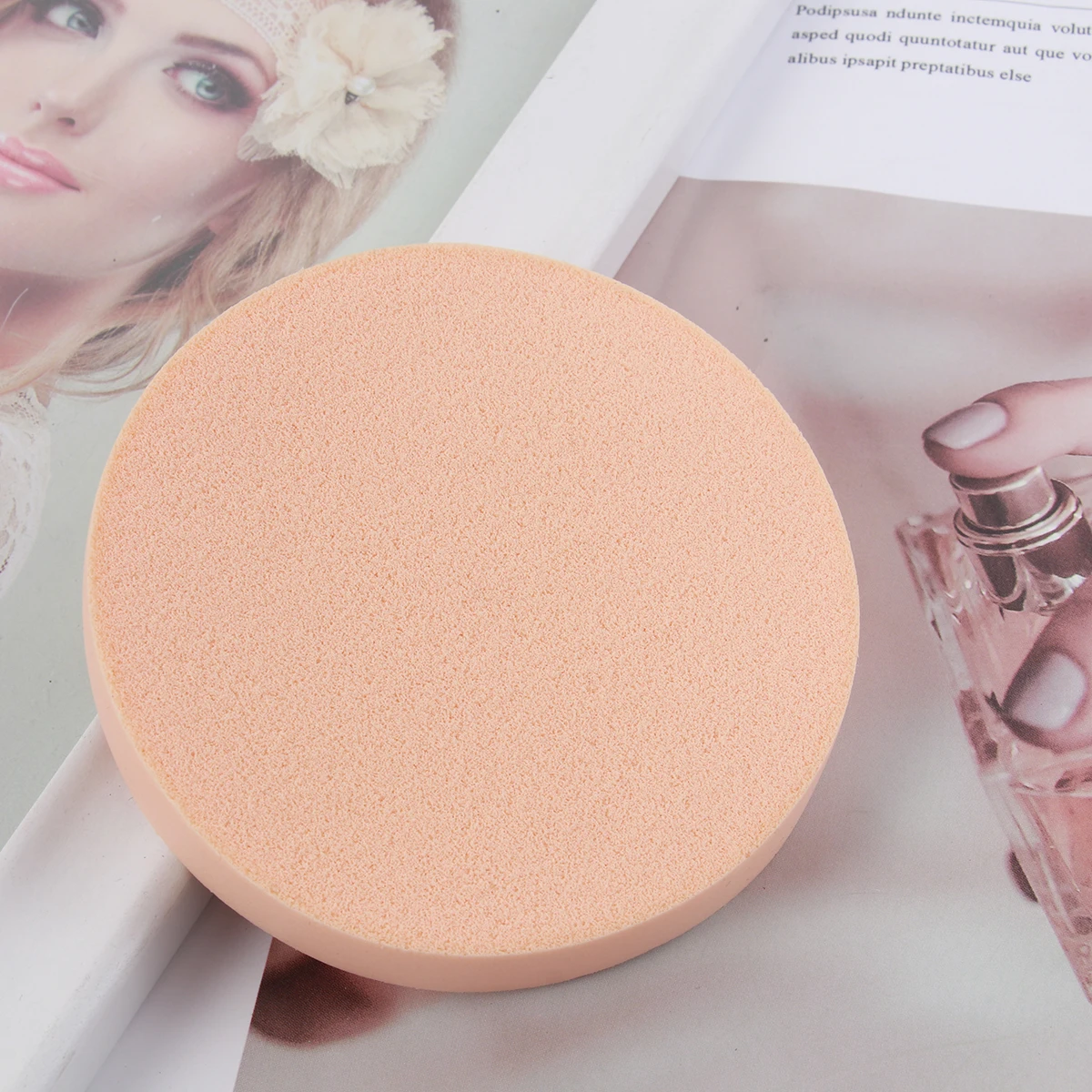 12 قطعة من إسفنجة بودرة المكياج المستديرة المربعة للوجه، أداة توزيع ناعمة للاستخدام الجاف والرطب لأداة مزج الأساس