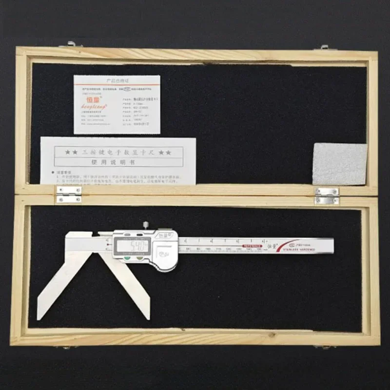 NF Digital Radius Caliper 3‑150mm 3‑200mm Digital Measuring Tool for Outer Arc & Non‑Circular Outer Diameter Measurement