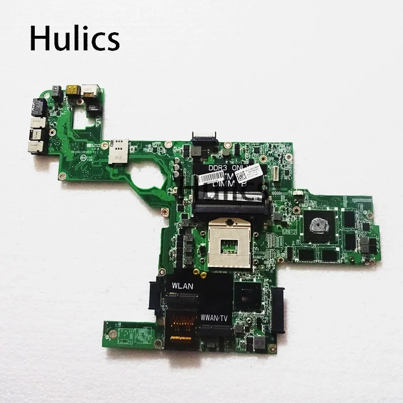 Hulics Used 714WC 0714WC DAGM6CMB8D0 Laptop Motherboard S989 For DELL XPS L502X Main Board HM67 W/ GT 540M 2GB