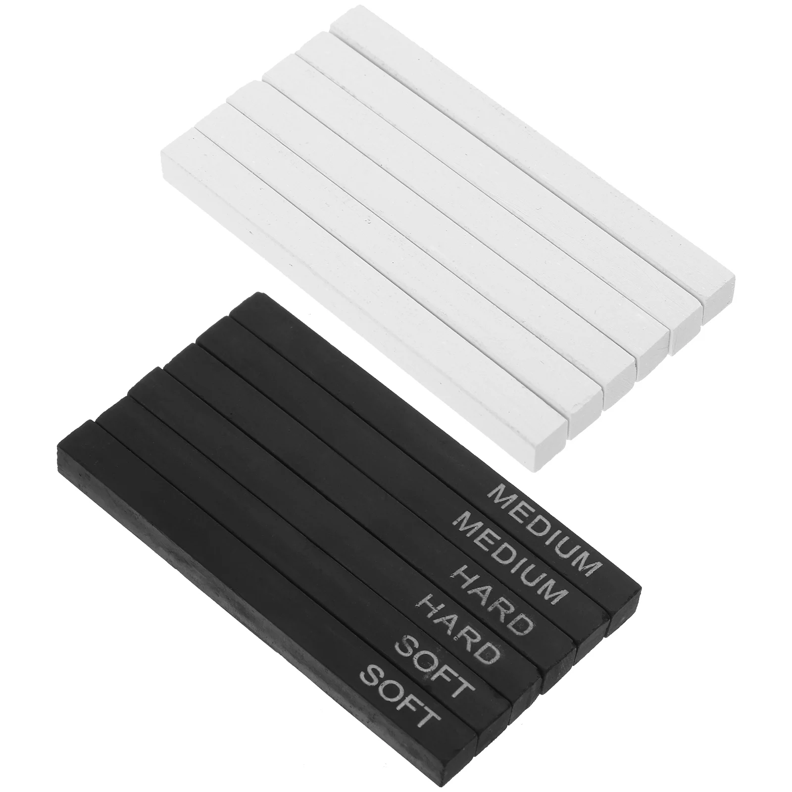 

6 Charcoal Sticks Compressed Rods Durable Shading Pencils Soft Medium Hard Drawing Tools Carbon Painting Supplies Student