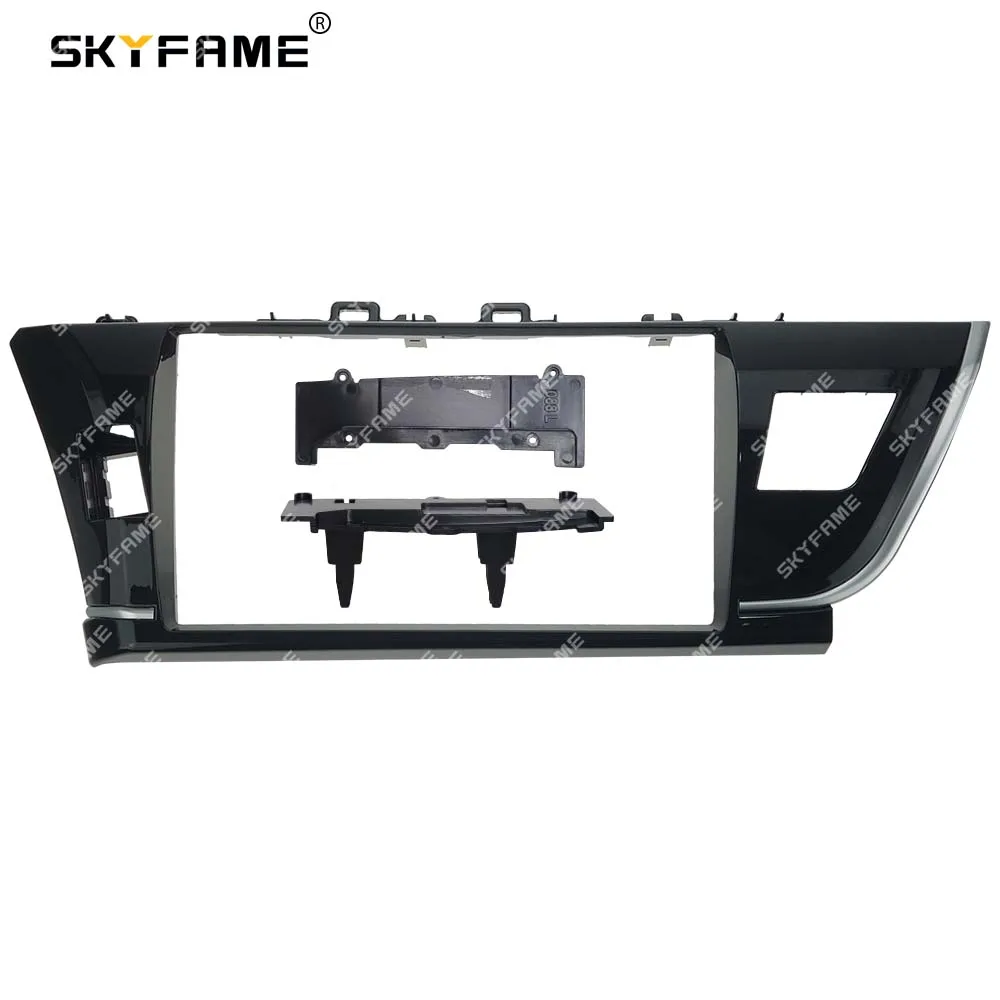 SKYFAME إطار السيارة فآسيا محول أندرويد راديو داش تركيب لوحة عدة لتويوتا كورولا Altis تويوتا ليفين كورولا
