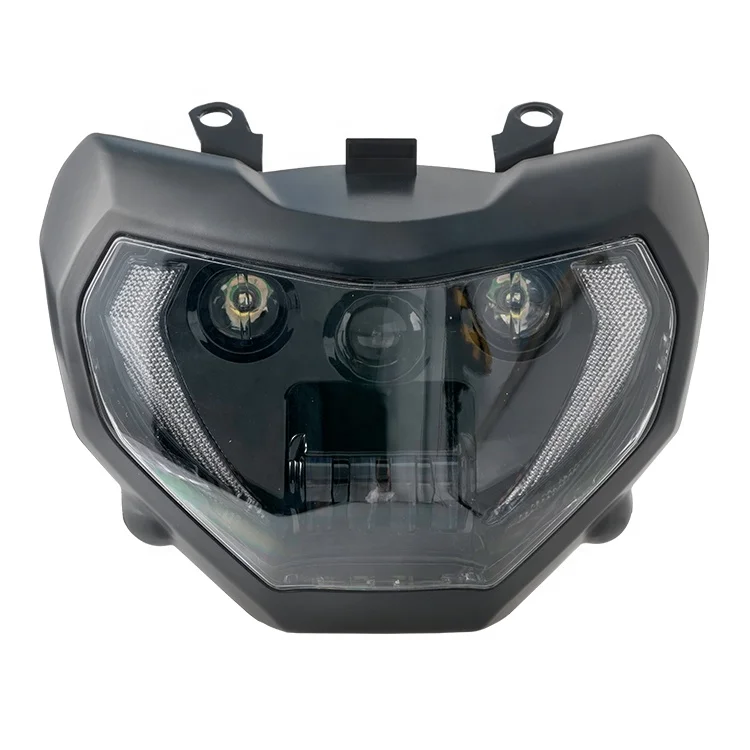

Suitable for Yamaha MT-07 2018-2020 stable quality black headlamps with yellow turn signal indicators
