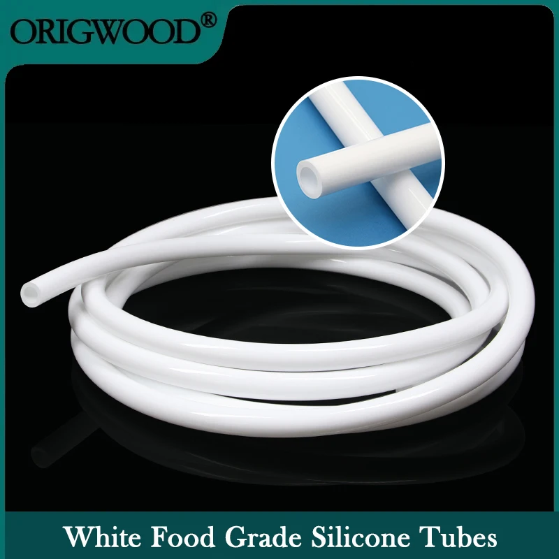 

1/3/5/10M White Silicone Tube Food Grade Rubber Hose Flexible Aquarium Air Irrigation Pipes Water Connector Garden Hoses