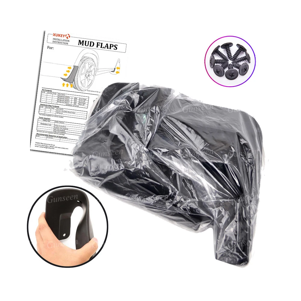 For BYD Song Plus EV DMI Mudguards Car Accessories Front Rear Mudflaps Protectors Scuff Plate Auto Splash 2020 2022 2021