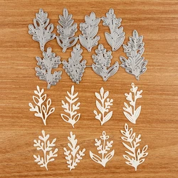 8pcs Leaves Metal Cutting Dies For DIY Scrapbook Cutting Die Paper Cards Embossed Decorative Craft Die Cut New Arrival