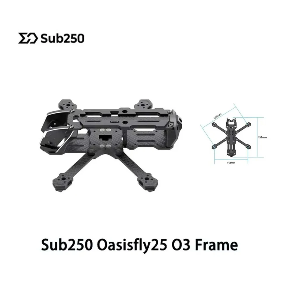 

Sub250 Oasisfly25 O3 Frame FPV Drone Replacement Components And Accessories for Long-Term Use Reliable Drone Parts