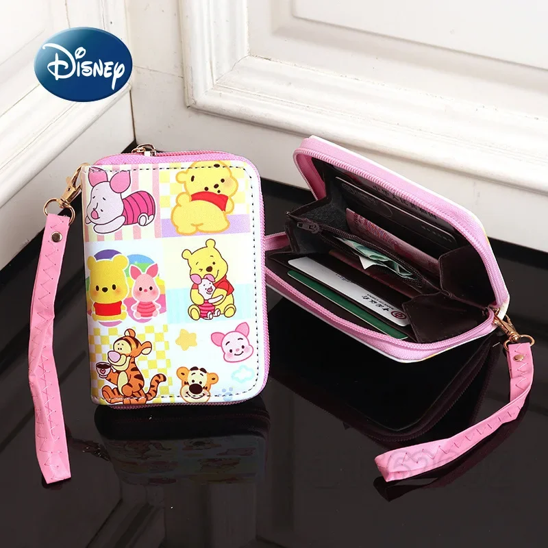 Disney Winnie The Pooh New Coin Purse Cartoon Children's Coin Purse Multi-Card Slot Large Capacity Fashion Children's Wallet