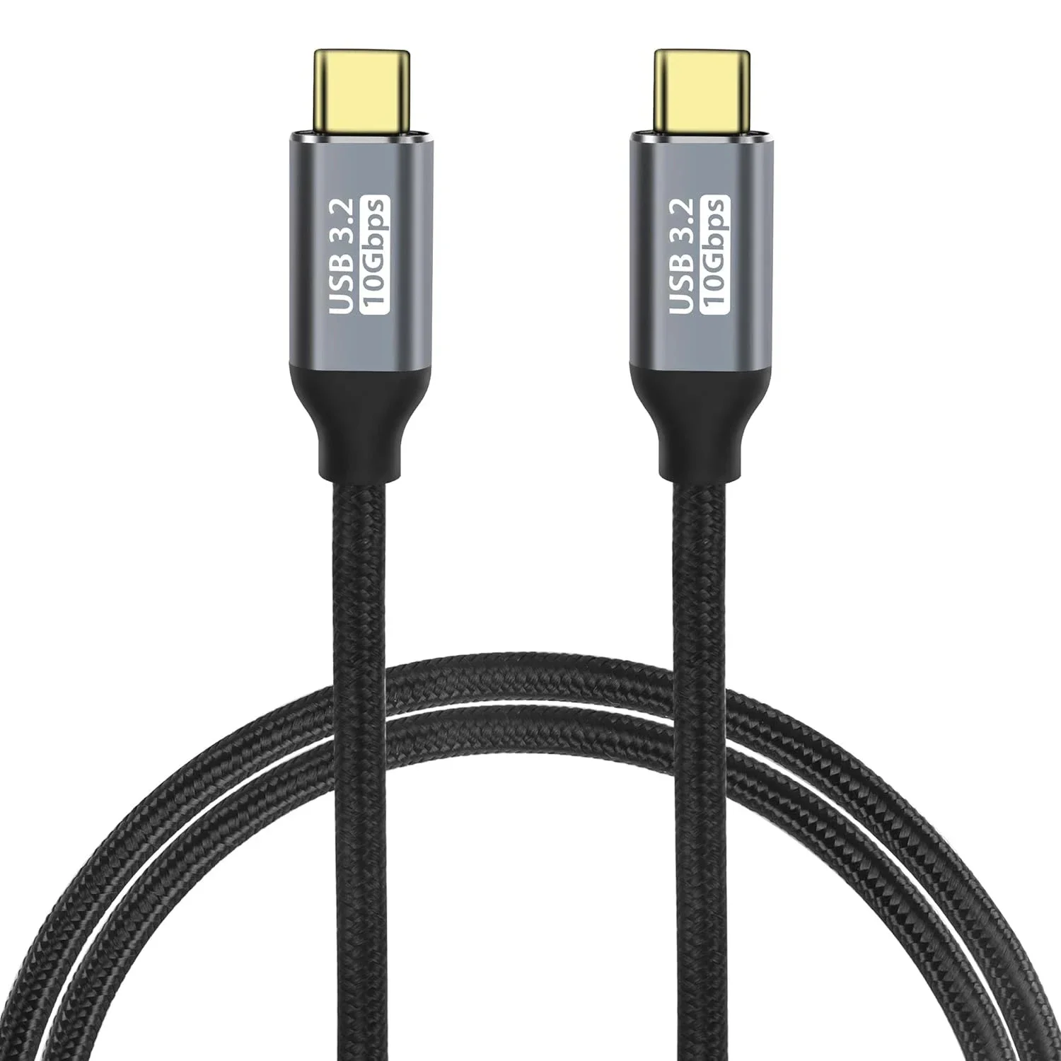 

USB C USB3.2 10Gbps Data Cable Support 4K@60Hz Display Type-C 100W PD Fast Charging Braid Cord for Laptop Tablet Phone Switch VR