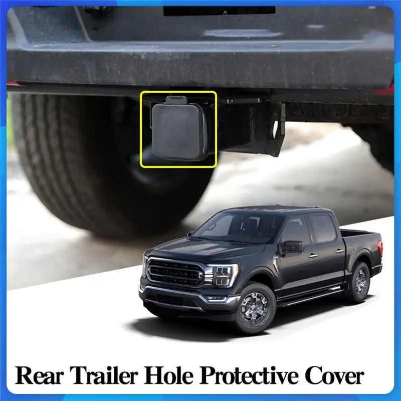 #21E (Black)4PCS Rear Trailer Hole Protective Cover Plug Pickup Protection,Automotive Parts & Accessories