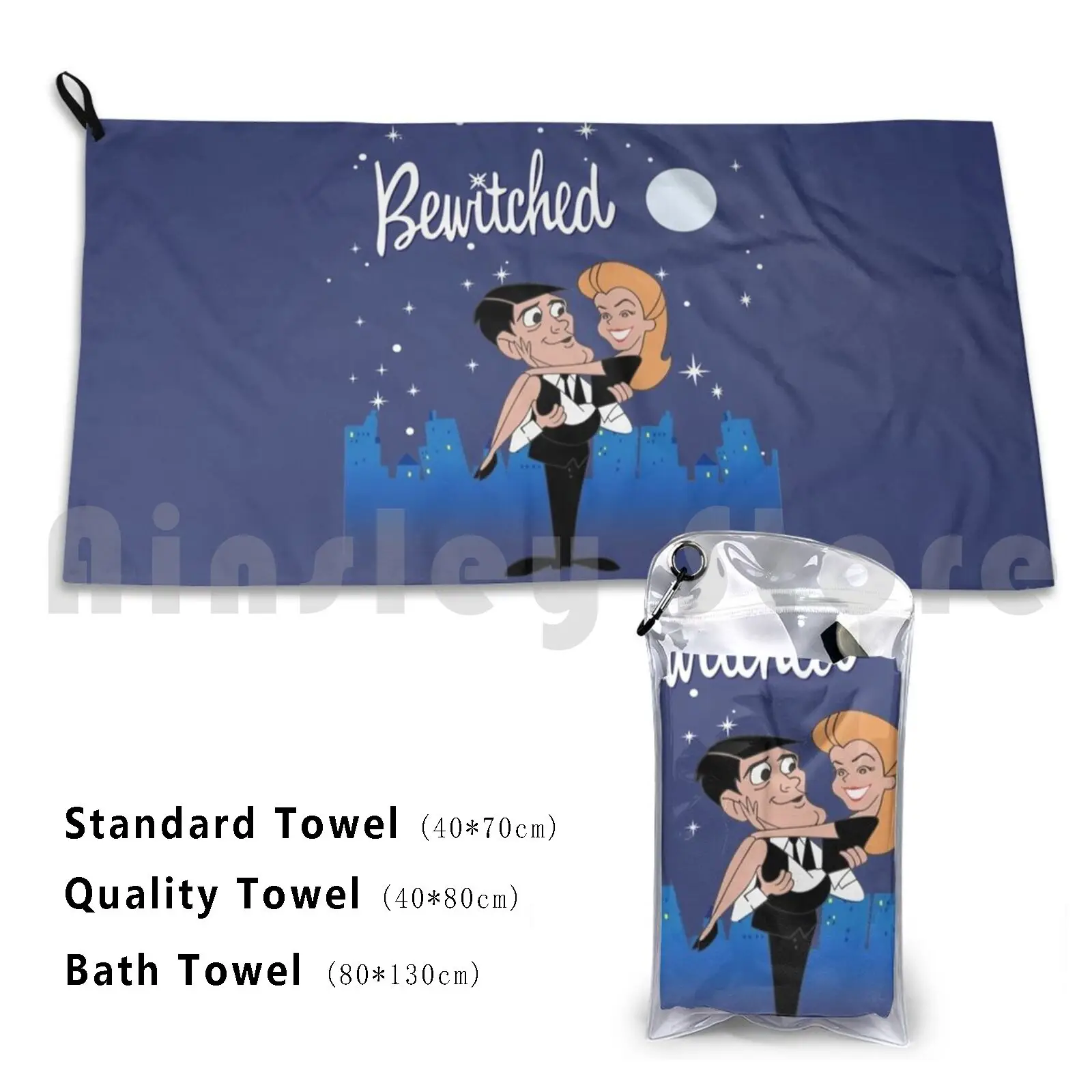 Towel Darren & Samantha Bewitched Shirt , Poster , , Hat Bewitched Tv Samantha