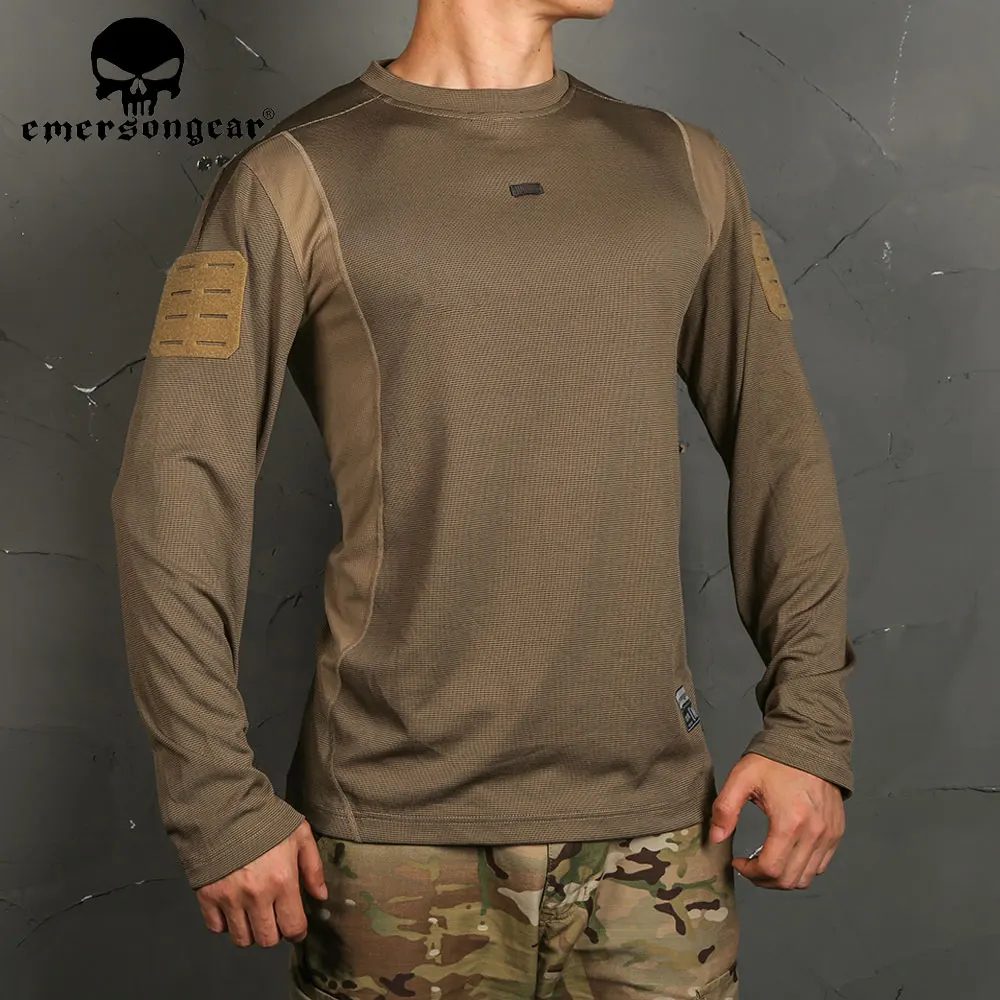 Camiseta manga larga táctica transpirable EmersonGear para caza y outdoor - imagen 4