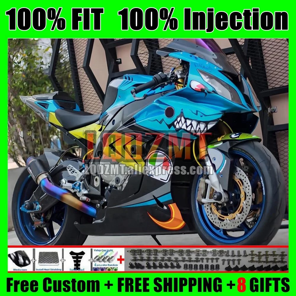 Shark Fish Injection Body For BMW S1000 S 1000 RR CC 1000RR 15-16 102No.0 1000CC S1000RR S1000-RR 15 16 2015 2016 OEM Fairing