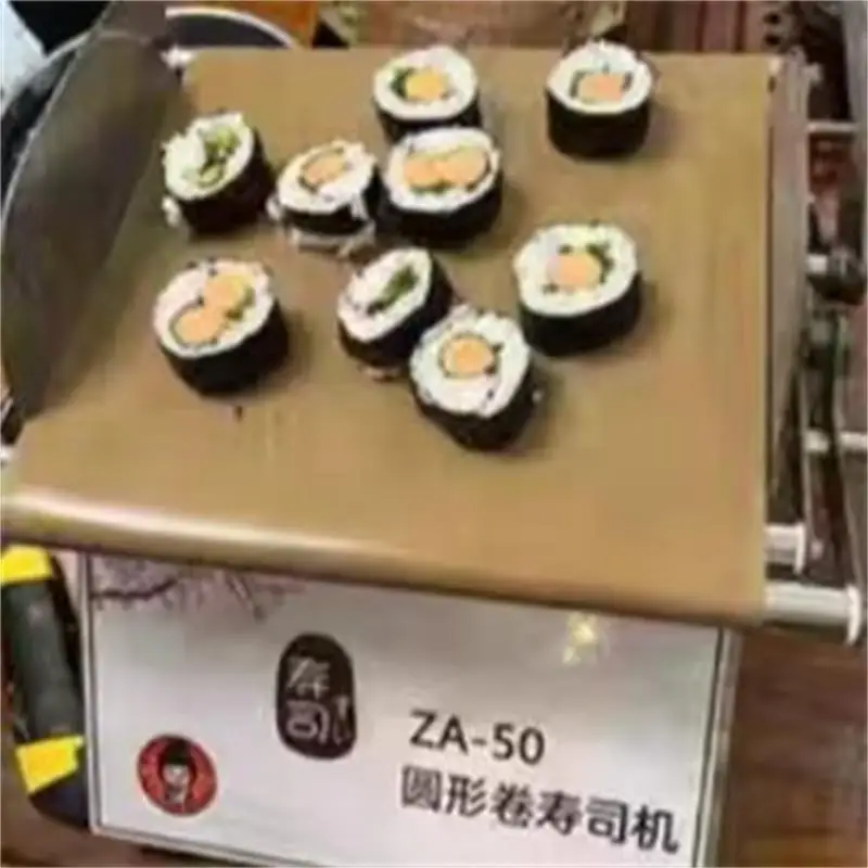 Manual Stainless Steel Sushi Maker Machine Desktop Round Square Rice Roll Roller Making Machine