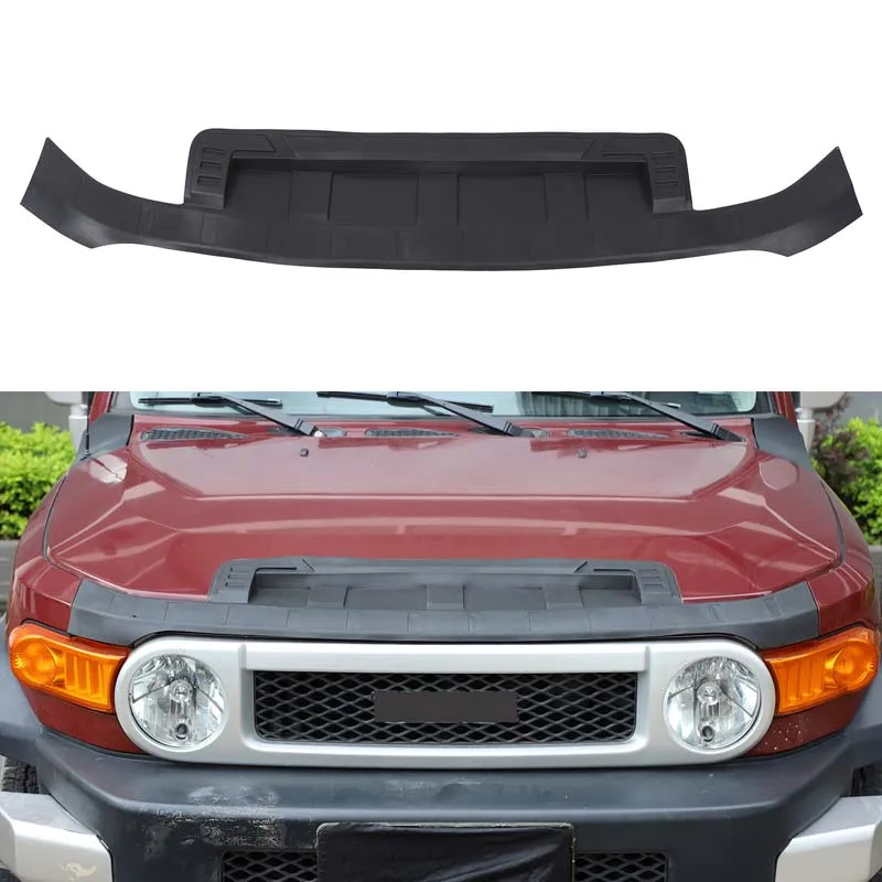 TPE For 2007–2021 Toyota FJ Cruiser Automobile Hood Protector Cover Sand and Gravel Baffle Decoration Accessories Kit