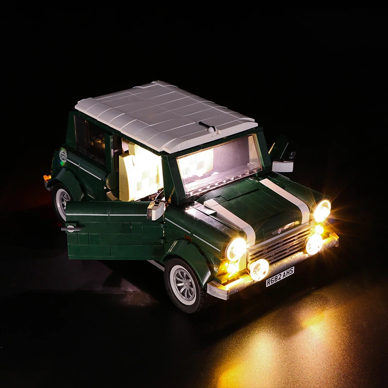 Kit de luz LED DIY para LEGO 10242 MINI Cooper MK VII (apenas luz LED, sem modelo de blocos)