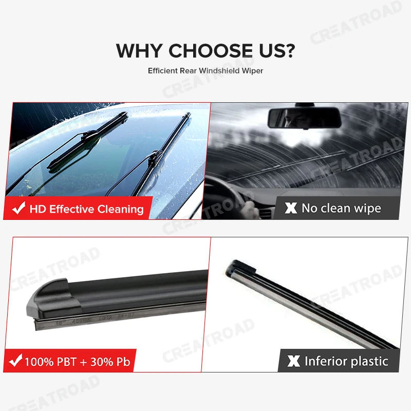 Wiper LHD Front Wiper Blades For Renault Clio 4 2012 - 2018 Windshield Windscreen Clean Window Car Rain Brushes 26\