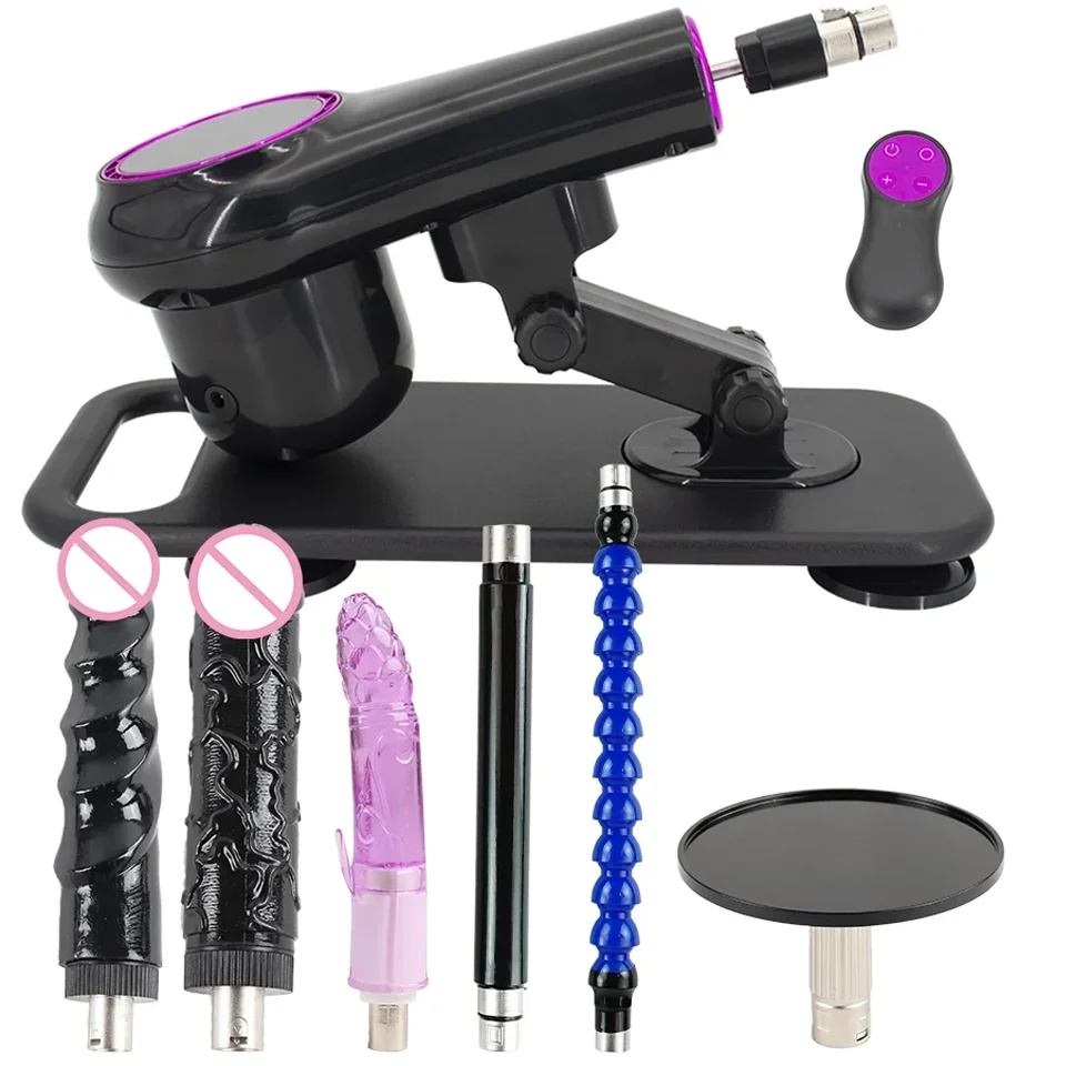 

3XLR Sex Machine with Dildo Attachment for Women and Man Automatic Masturbation Machine Telescopic Sex Toys Products