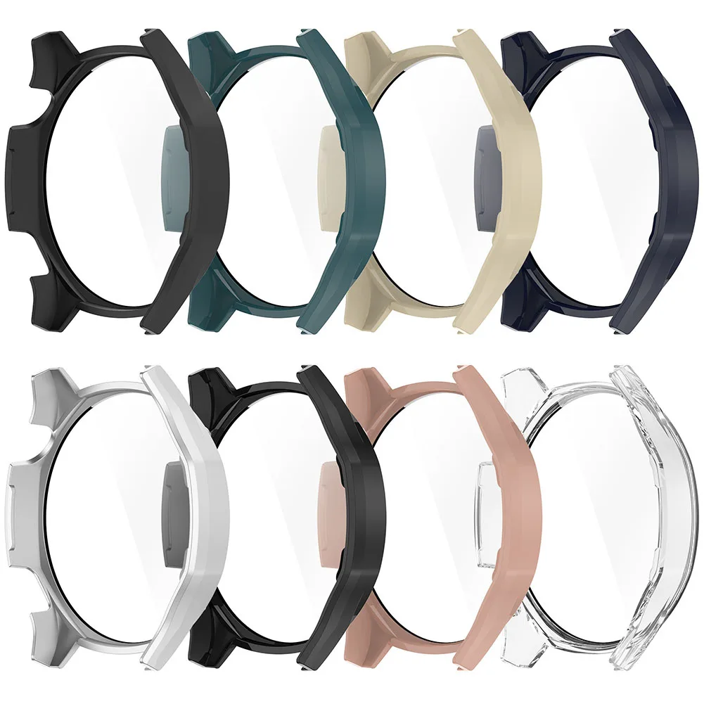 Watch Case PC Case+Tempered Glass Screen Protective Case Full Coverage Case Protective Hard PC Case for Huawei Watch GT5 41/46MM