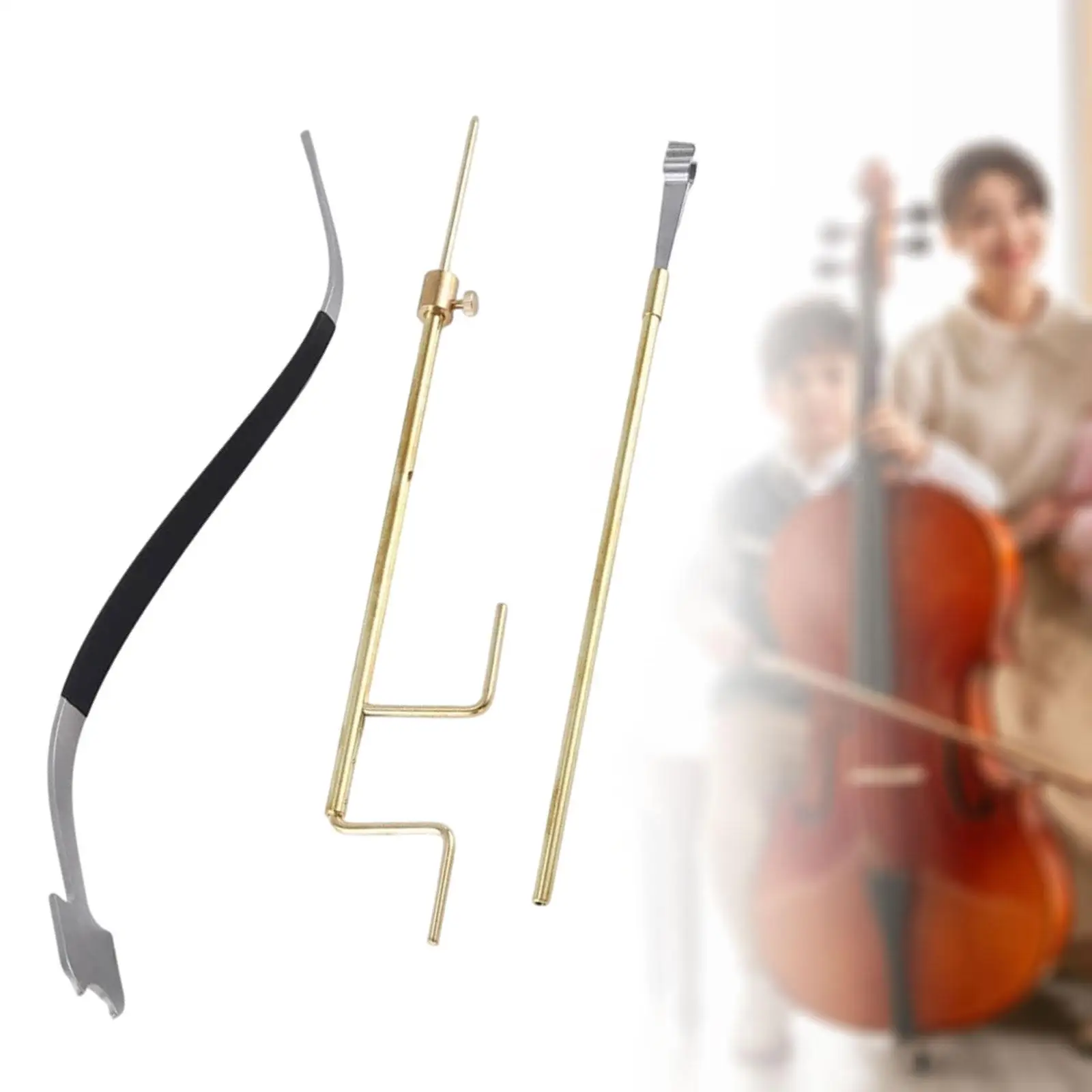 

3x Cello Parts Luthier Repair Tool Set Accessories for DIY Pianists Cellists